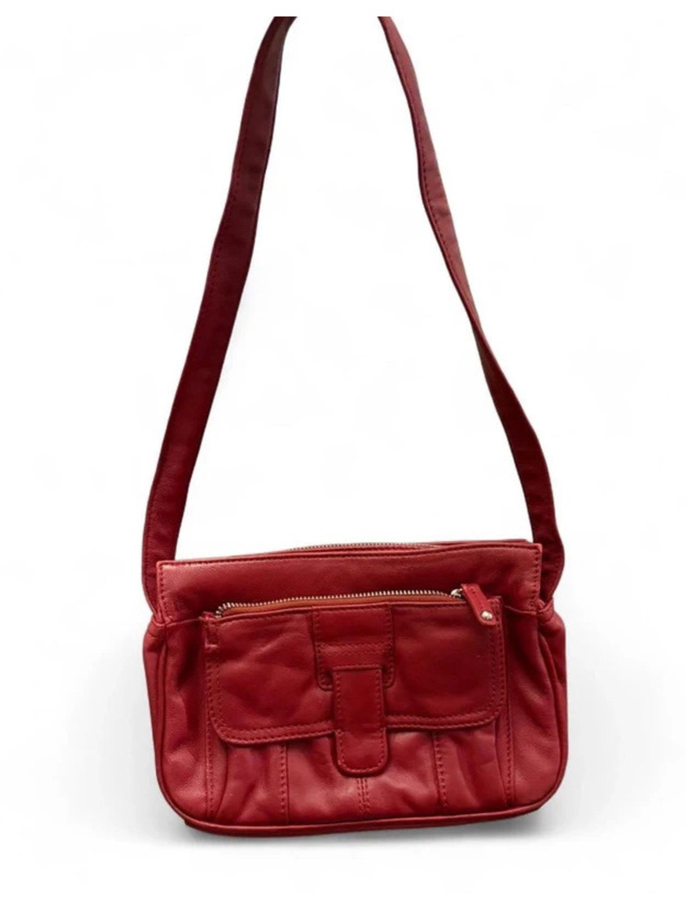 Vintage Y2K Tignanello Leather Shoulder Bag